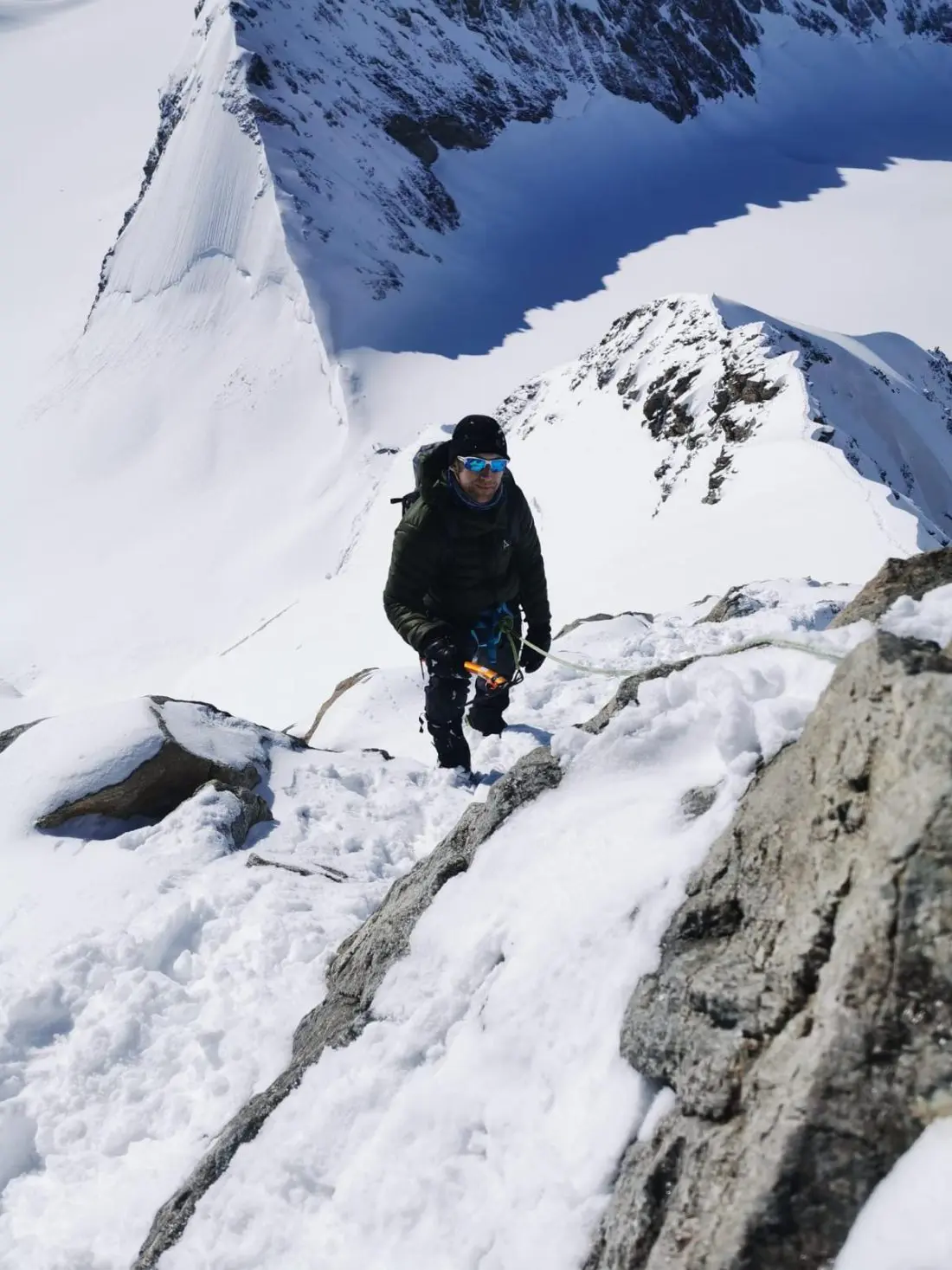 Monch Normal Route Monch Climbing Routes