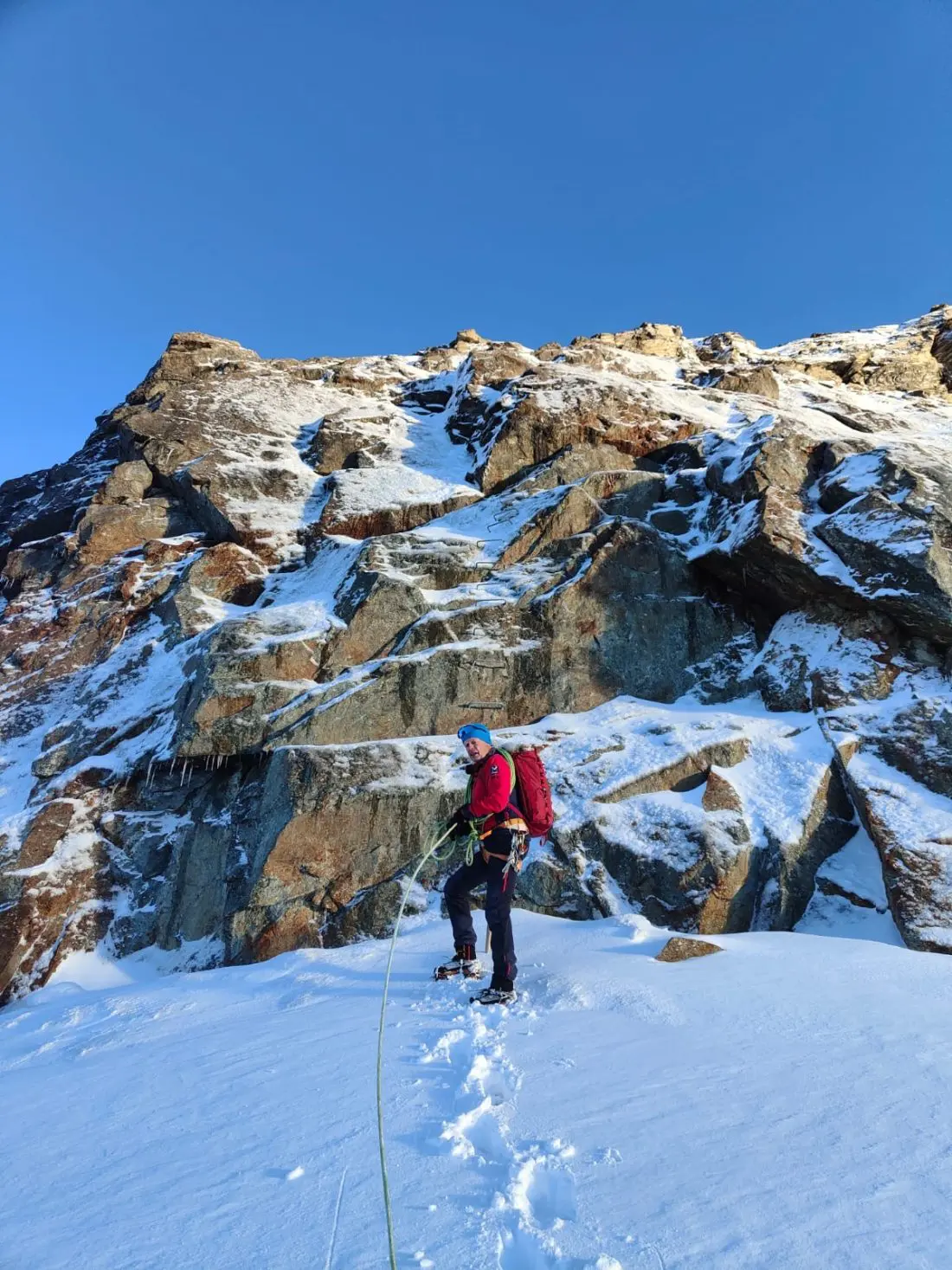 Monch Normal Route Monch Climbing Routes